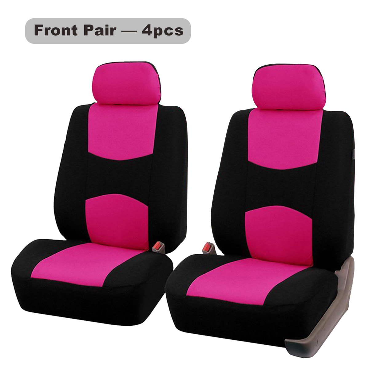 General polyester cloth car seat cover 9 sets_voghion.com