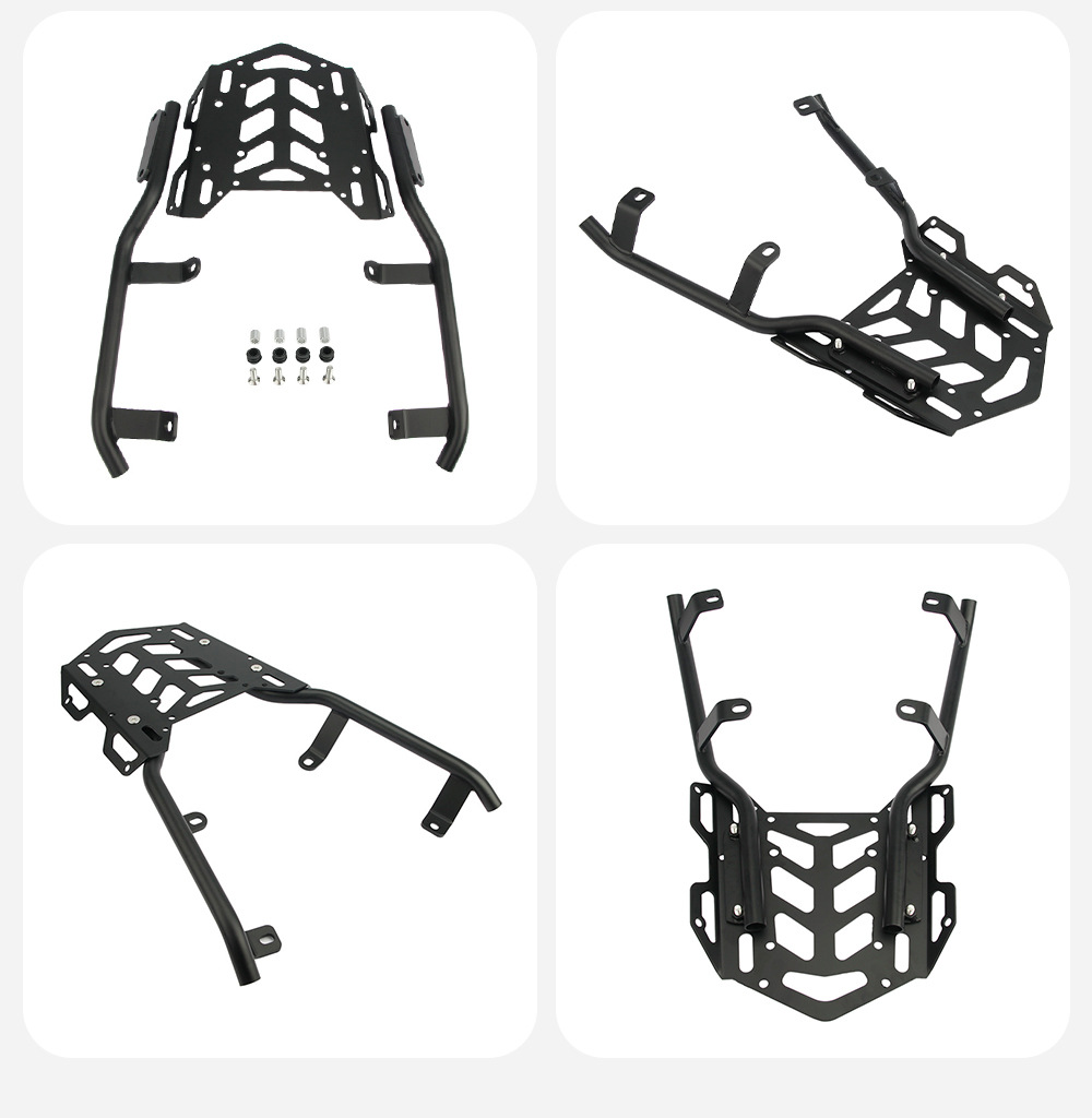 Suitable for 22-26 Models of Honda Adv160 Motorcycle Carbon Steel Rear Rack Tail Box Bracket Luggage Rack Modification Accessories