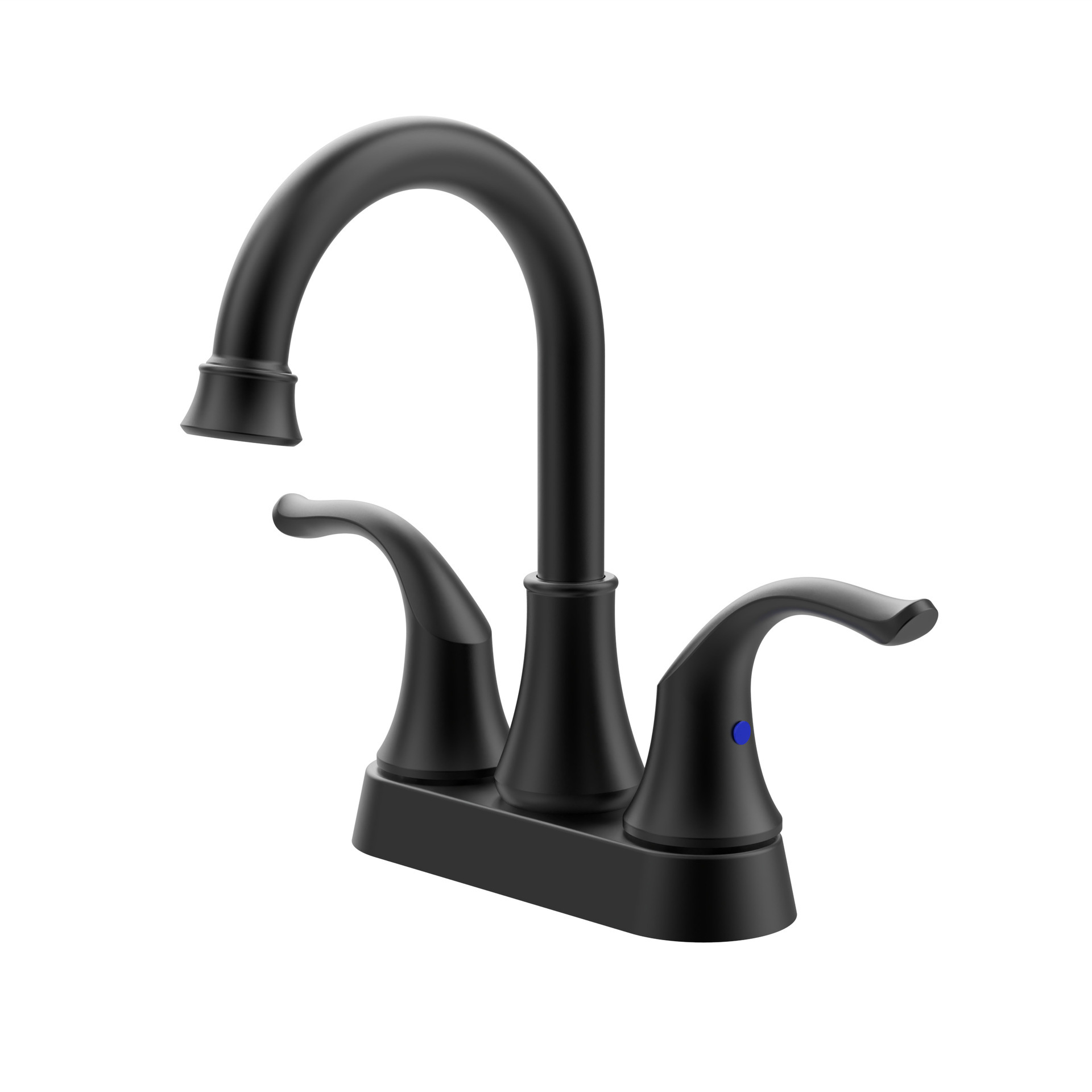 Grifos de lavabo transfronterizos, lavabo de lavabo, lavabo de doble agujero, grifo de agua caliente y fría de oro de seda Omelas