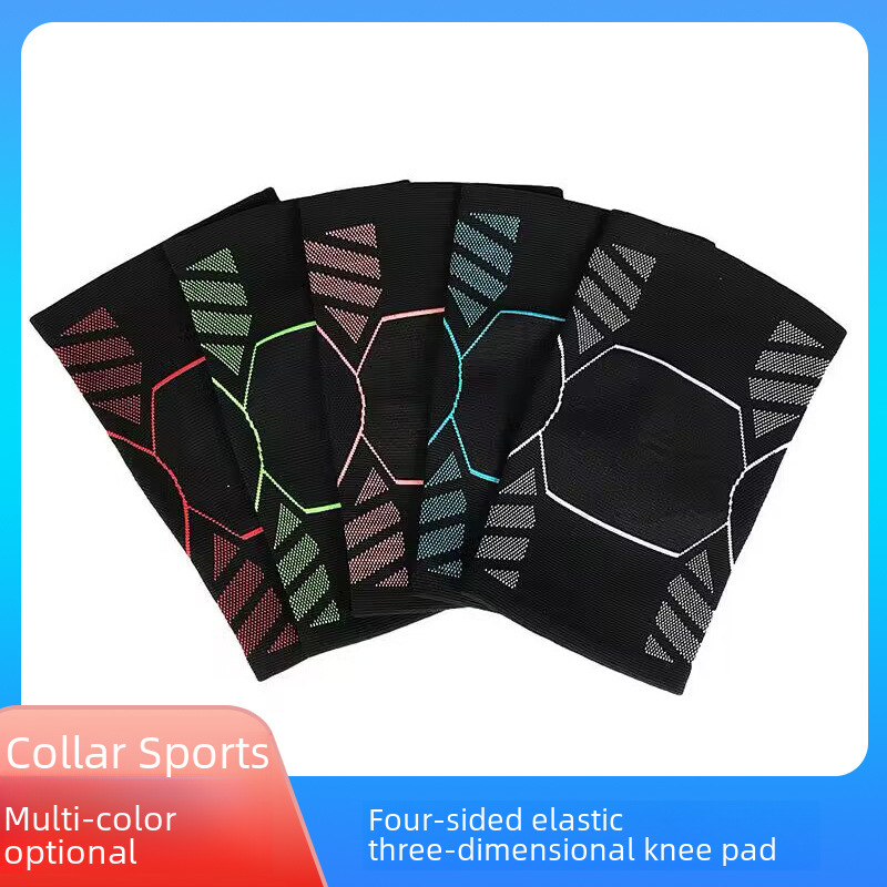 Three dimensional knitted sports breathable basketball knee pads