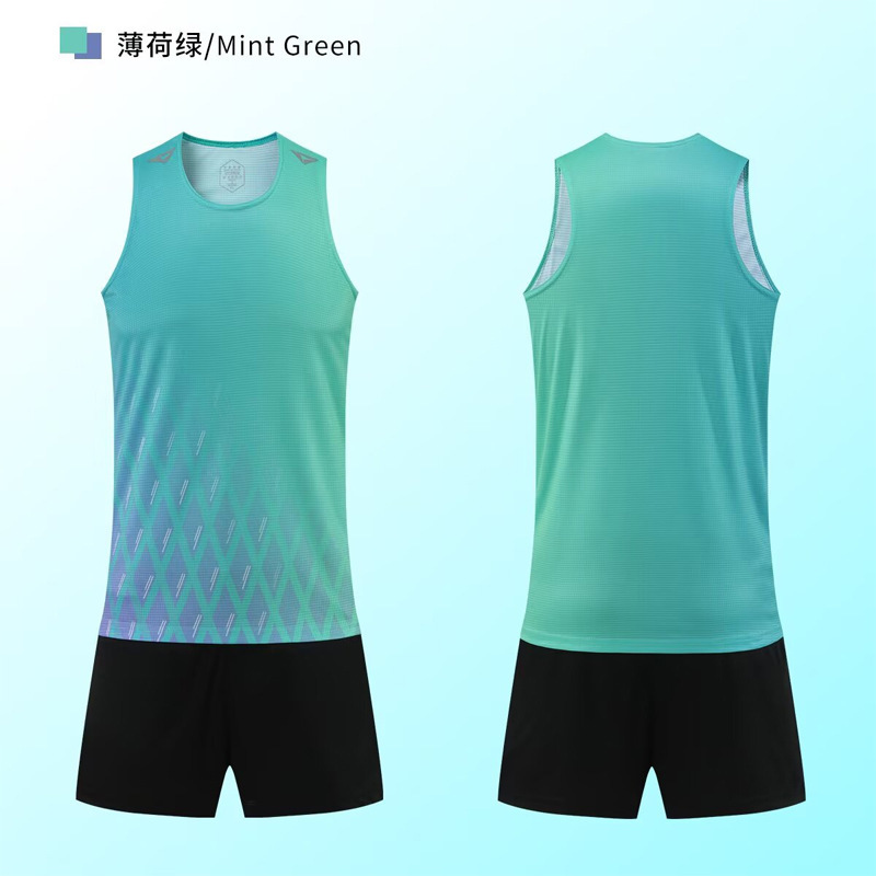田径训练服套装男女体育生训练服背心比赛服套装马拉松跑步运动服|undefined