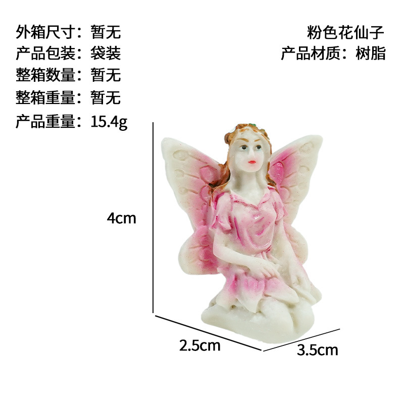 Hada de la flor rosa