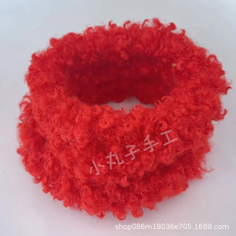 Suministro directo de fábrica 10mm lana rizado palo trenzado Super grueso Super denso hecho a mano DIY pequeña leche perro pelo raíz al por mayor