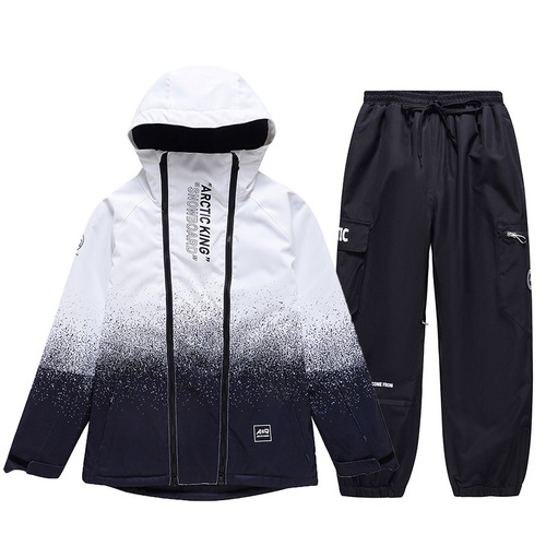 New ski suit set for men and women, winter outdoor snowboard and alpine ski pants, windproof and waterproof, warmkeeping