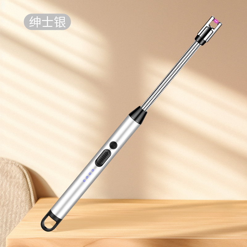 JL825 Encendedor de estufa de gas largo vela encendedor de carga de pulso encendedor electrónico encendedor