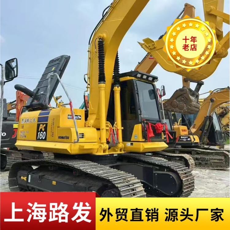 Venta Komatsu PC160LC - -8 excavadora de segunda mano camión de movimiento de tierra puro envío gratuito