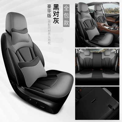 and Full-Coverage Special Car Seat – Modelə uyğun (Original) oturacaq örtükləri - black-vs-gray-deluxe-edition-note-the-model-year