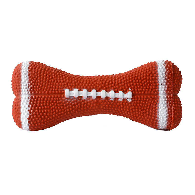 Fábrica al por mayor un gran número de en stock pipipiptao vinilo sonido deportes bola hueso transfronterizo perro juguetes para mascotas