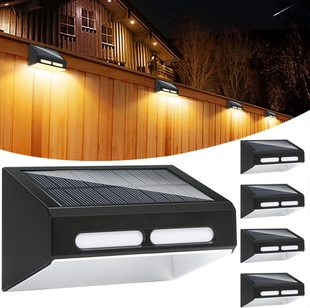 High Brightness Solar Step Light Wall Fence Light Garden Fence Decorative Lighting Atmosphere Light