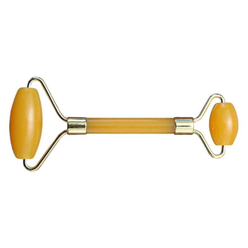 Jade rodillo Jade masajeador cera de abejas Jade rodillo facial masajeador cuerno masaje peine masajeador