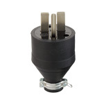 日本Panasonic松下工业插头WF4630日式电机插头连接器30A250V黑色