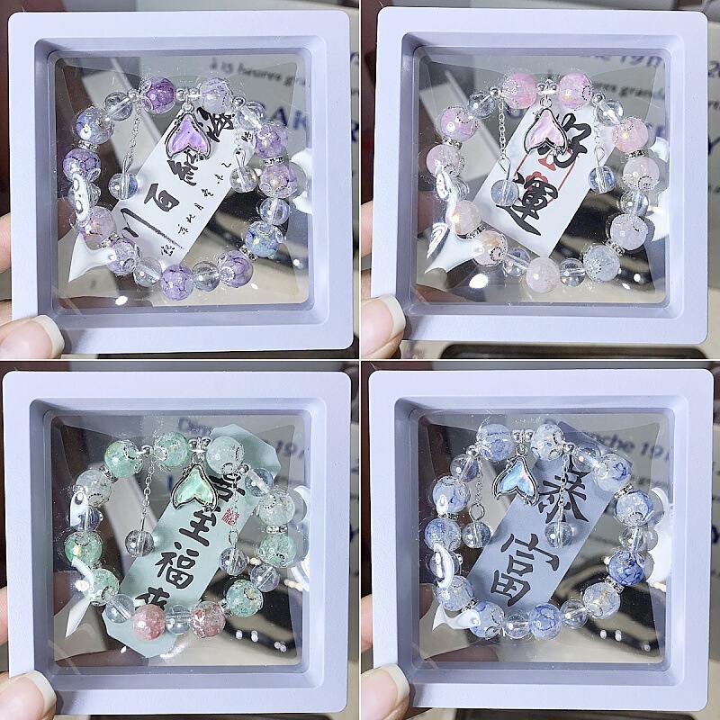 New fishtail bracelet little red book with niche design hand jewelry to send girlfriends students hand string scenic spot wholesale