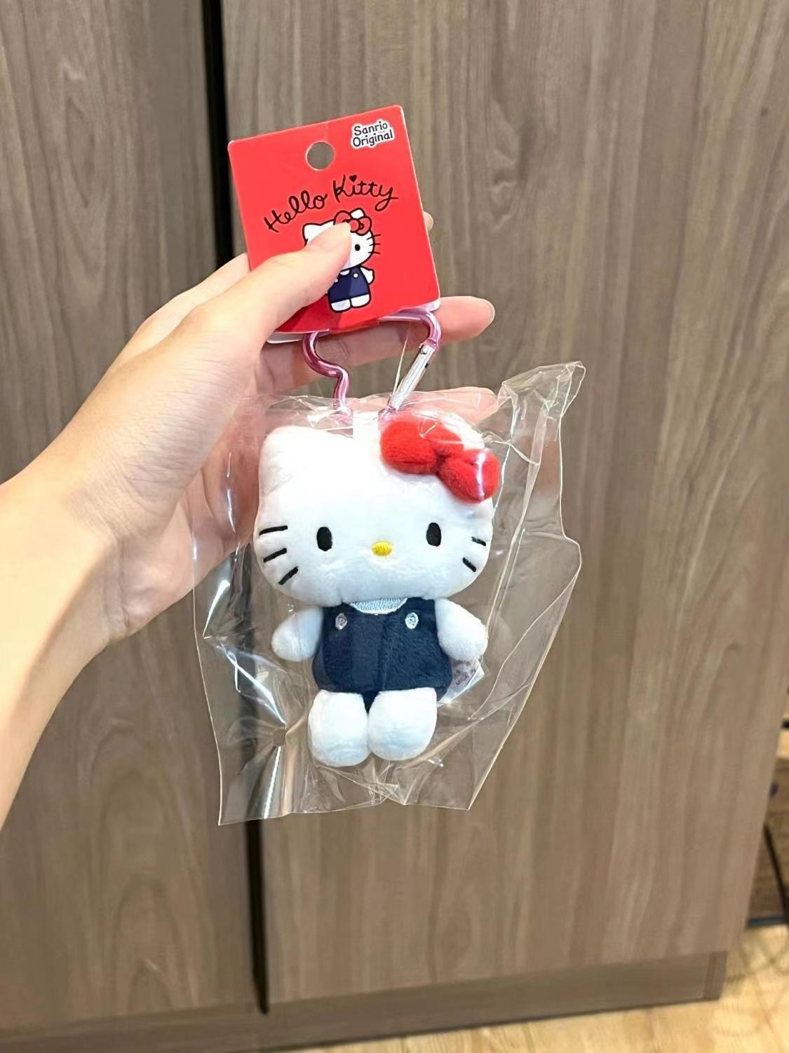 爱心扣hellokitty凯蒂猫哈喽公仔钥匙扣挂件挂饰礼物包包毛绒可爱-阿里巴巴