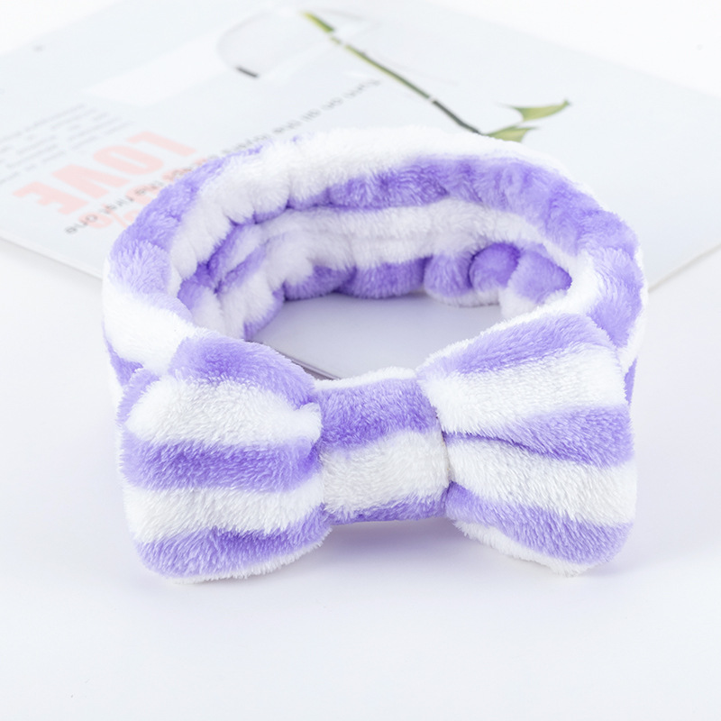 Transfronterizo lindo arco grande cinturón de pelo femenino versión coreana de lavado banda de pelo toallitas con diadema de Corea del Sur