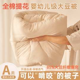 A类新疆全棉提花85%大豆纤维被被子大豆被春秋被冬被被子冬季厚款