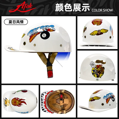 Motosiklet kaskı (dəbilqə) — motorcycle helmet half helmet a - summer-style-second-generation-m