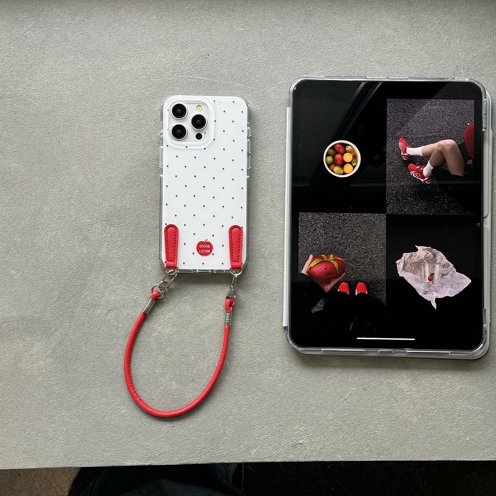 Celebrity-style Red Polka Dot Handbag-style Phone Case Suitable 16 Pro Max, New Models IPhone 14, 15, And 13 For Women_voghion.com