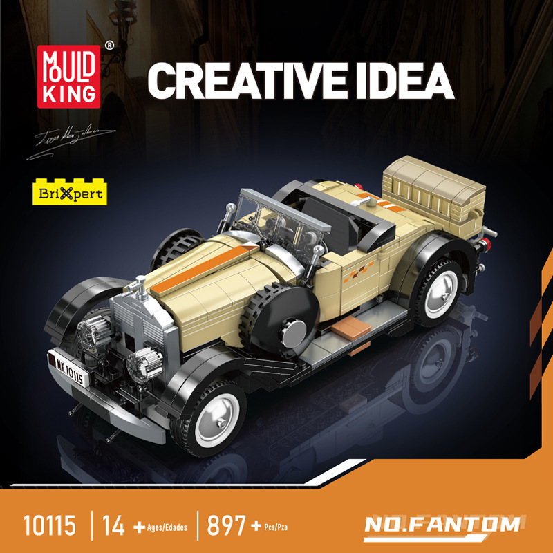 Compatible with Lego Yuxing Creative Car Model 10115 Phantom Classic Car Classic Collection Display Piece for Boys and Girls to Assemble Compatible with Lego Yuxing Creative Car Model 10115 Phantom Classic Car Classic Collection Display Piece for Boys and Girls to Assemble