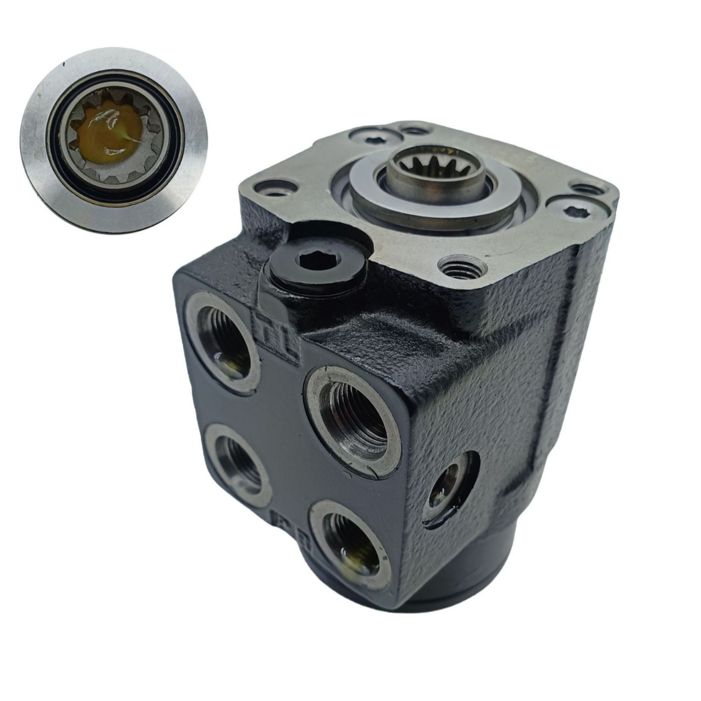 斗山大宇叉车配件5-7吨D50S/D70S液压转向器单元方向机