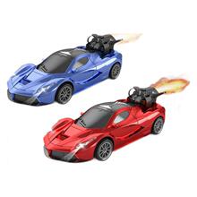 外贸新品1:18五通灯光喷雾仿真遥控车电动兰博赛车充电儿童汽车