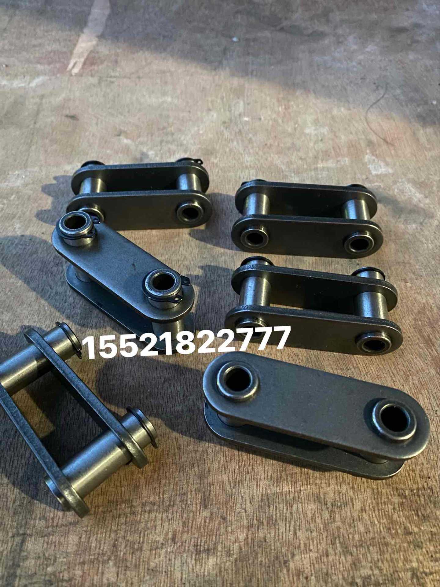 C2082HP空心销轴链条接头50.8双节距大滚子 链条接扣C216AL穿杆链