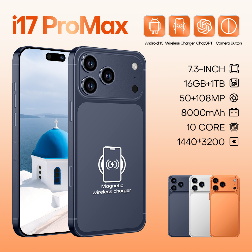 Nuevo teléfono inteligente transfronterizo i17 ProMax 16 + 1T teléfono inteligente 5G fuente de fabricación al por mayor puede ser vendido image 4