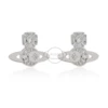 Silver Star Moon Saturn Earrings