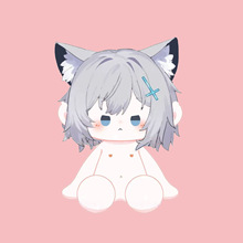二次元碧蓝档案同人玩偶砂狼白子棉花娃娃40cm小鸟游星野空崎日奈