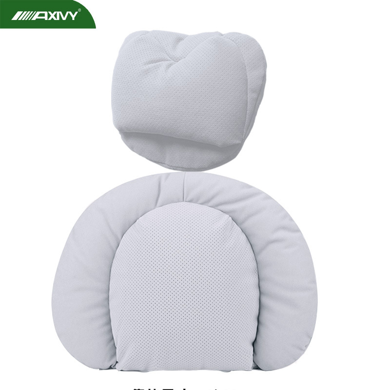 Auto Parts Car Headrest and Lumbar Support Set, Double-Layer Decompression Neck Pillow, High-End Car Cushion and Lumbar Support, Premium Quality
