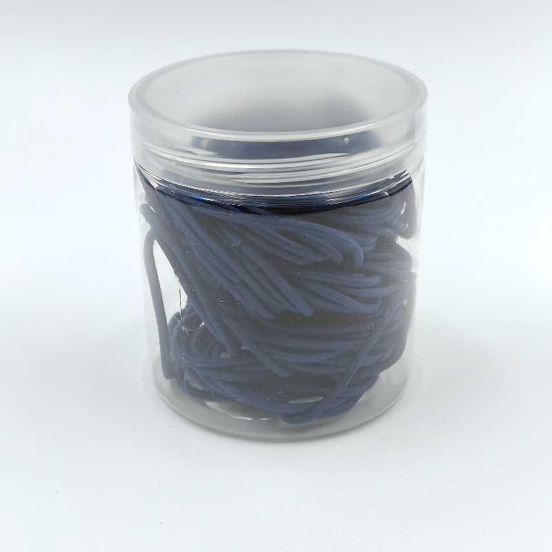 Fábrica directa enlatada de alta elasticidad no daña cabello de cabello de chicas anillo de toalla simple banda de goma cabello de cabello anillo de cabello de bebé