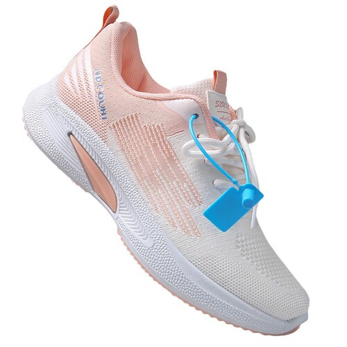 2025 Women's Spring and Autumn Flyknit Casual Running Shoes Breathable Lightweight Durable Student Trendy Dropshipping
