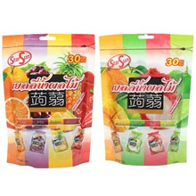 泰国进口 StarSun什锦果味可吸果冻390g 独立30小袋蒟蒻果冻批发