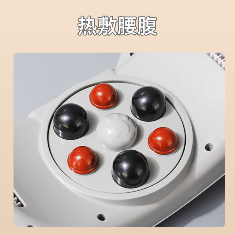 石揉腹器全自動家庭用揉腹の神器ウエストマッサージ器ダブルヘッド電動腹部マッサージ器|undefined