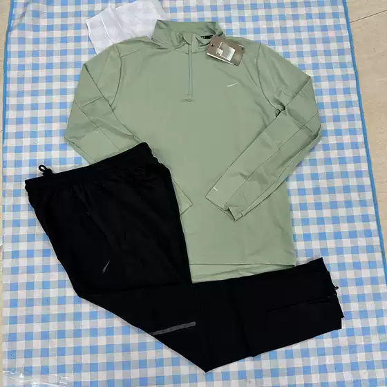 Wholesale Winter New Sports Student Track and Field Half-Zip Running Tops Sports Elastic Training Men's and Women's Long-Sleeved Thin Models