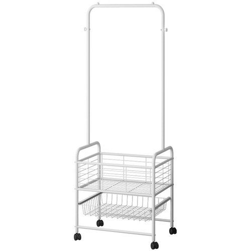 Nordic style light luxury clothes hanger home bedroom floor-standing coat rack multi-functional removable storage storage drying rack