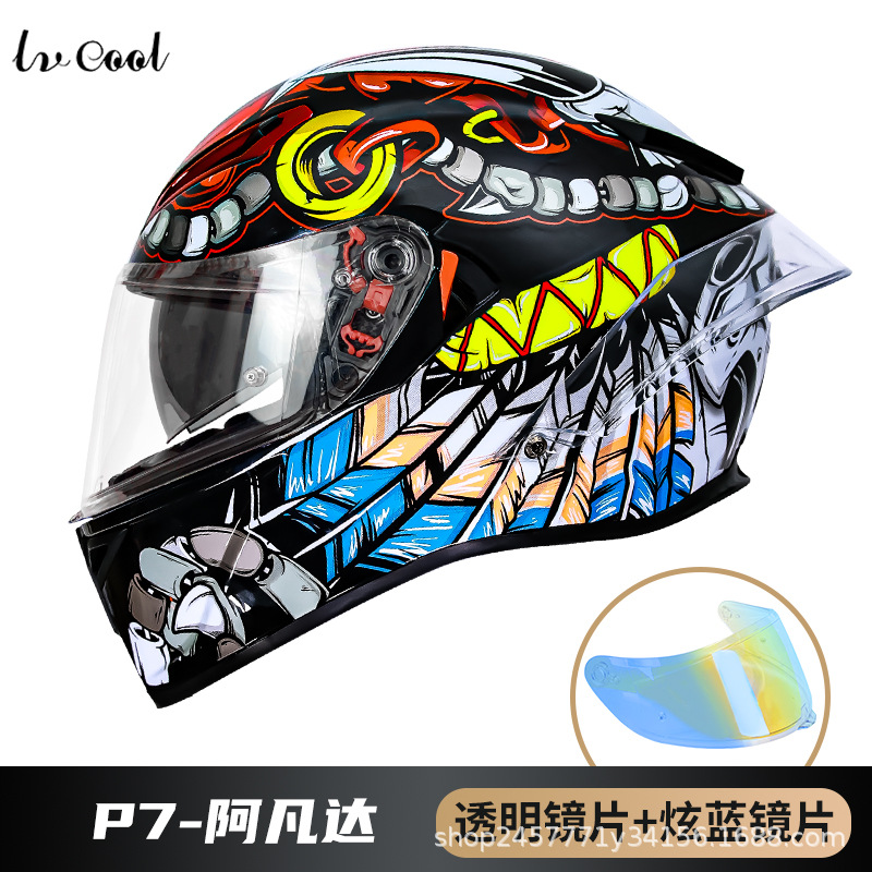 3C certificado casco de la motocicleta de fábrica al por mayor DOT Comercio exterior casco Nacional Estándar Clase A Four Seasons Universal