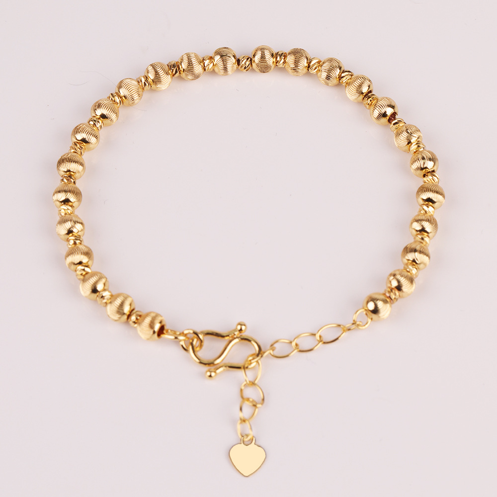 Plating Design Chinoiserie Geometric Word Heart Shape Titanium Steel Bracelets In Bulk