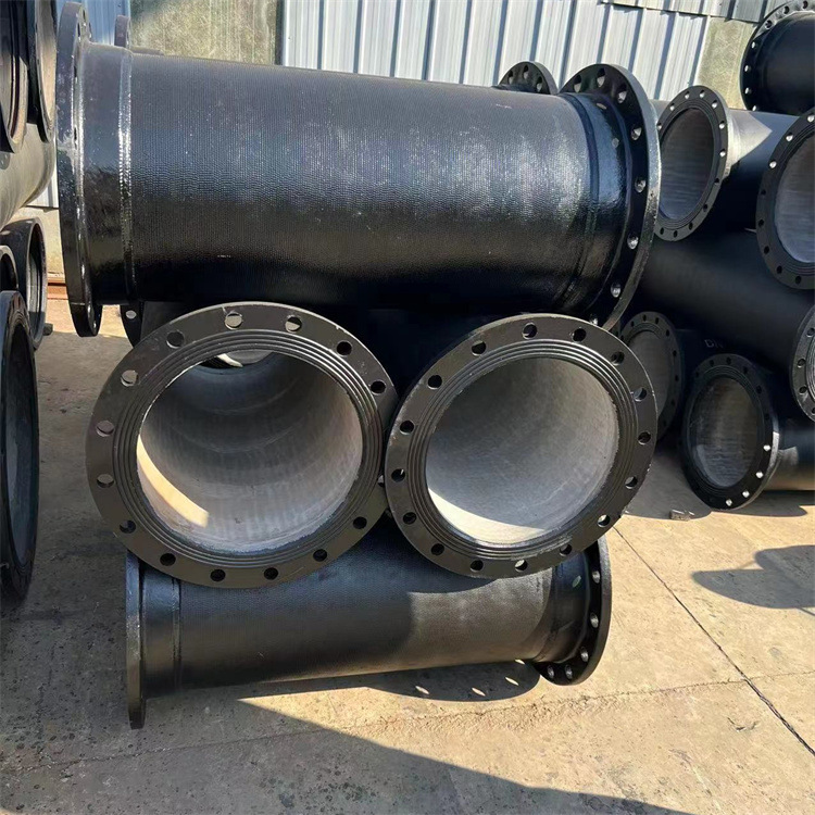 承插单支盘排泥三通排气三通全盘全法兰球墨铸铁给水管件球墨配件