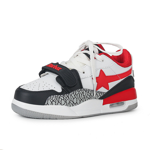 New Style National Trend Versatile Couple Air Cushion Casual Shoes for Men and Women, Fashion Hong Kong Style Ins Super Hot Student Shoes for Girls and Boys