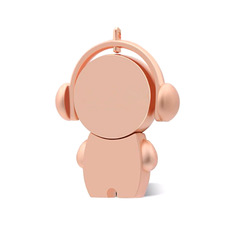 高速uディスク16g 32g 64gb彫刻プレゼントミニアニメかわいい創意金属音楽人優盤