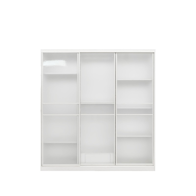 Pequeño apartamento de almacenamiento armario de montaje armario de almacenamiento ropa simple colgando armario de alquiler del hogar dormitorio económico image 6