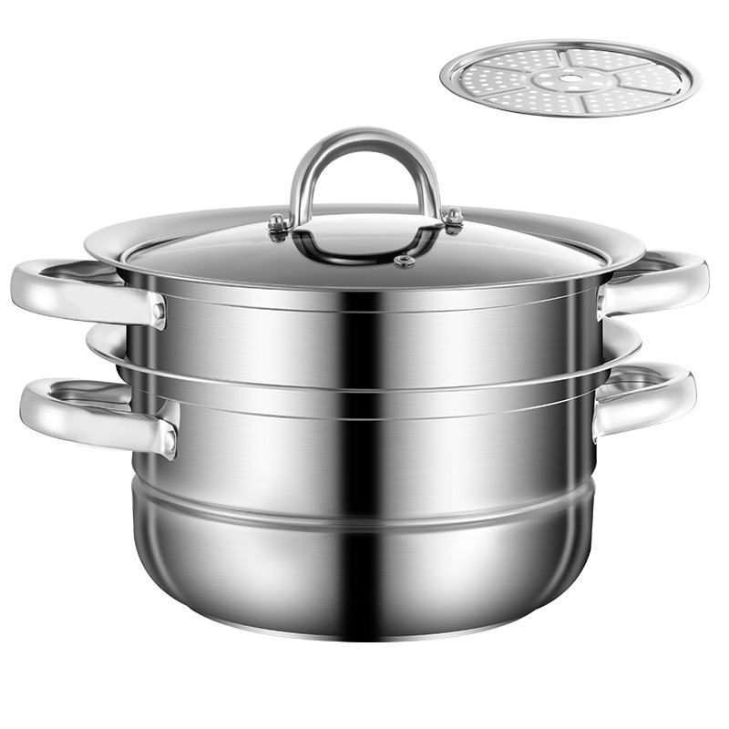 26cm 이중 찜통(투명뚜껑 포함) [일반형]