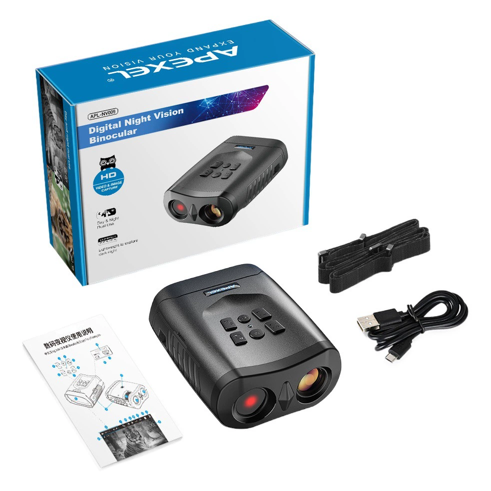 APEXEL трансграничный новый вид Совы 3-дюймовый экран фото видео портативный бинокль цифровой инфракрасный ночное видение