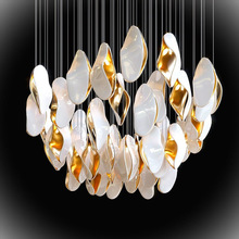 定制酒店宴会厅工厂吊灯别墅复式楼会所包间展厅艺术陶瓷造型灯具