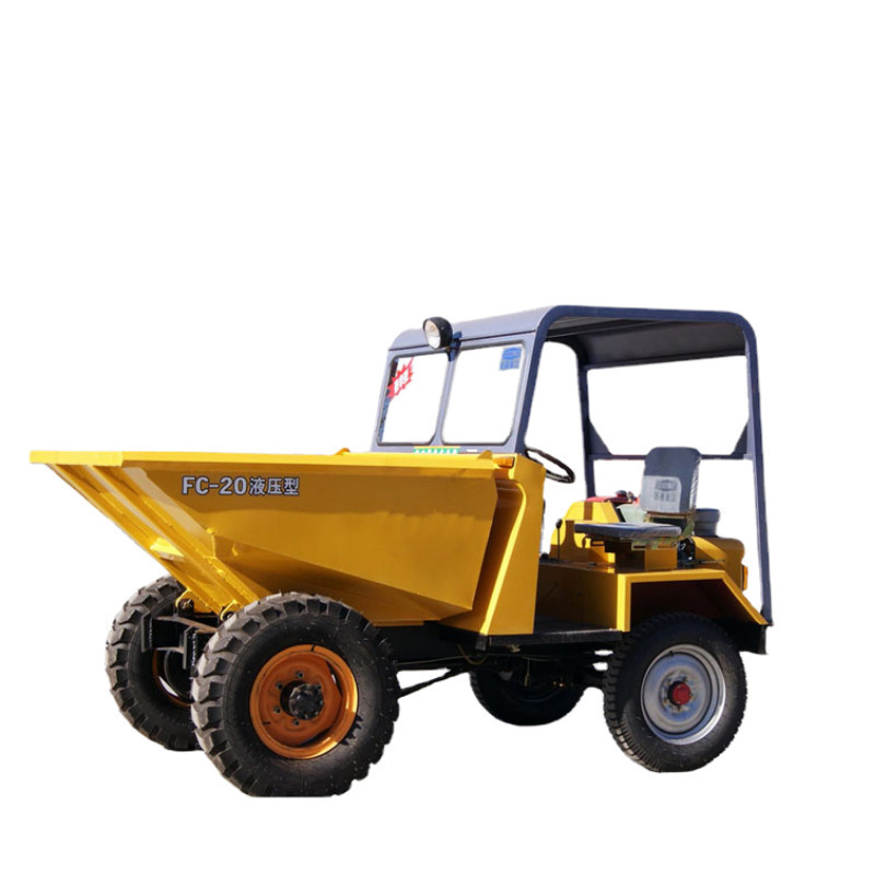 厂家供应运输土方工程混凝土翻斗车运输车工程建设翻斗车前置全新