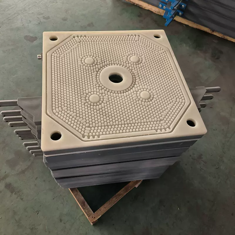 污水污泥处理过滤板框增强聚丙烯加厚隔膜板固液分离厢式滤板