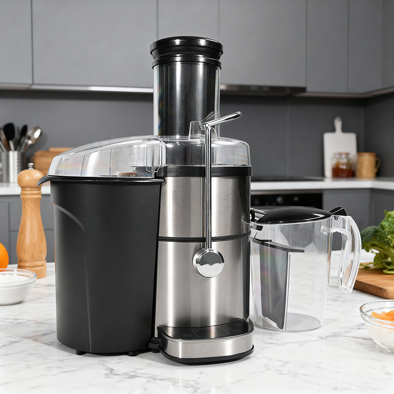 gran volumen de ventas de gran calibre jugo extrusor de jugo bruto máquina de jugo doméstico separación de jugo de gran capacidad image 3