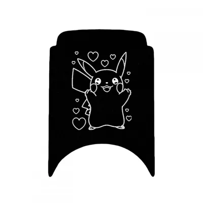 Electric vehicle foot mat — Special Floor Mat No. - pikachu-7with-velcro-n370cn380cn385c