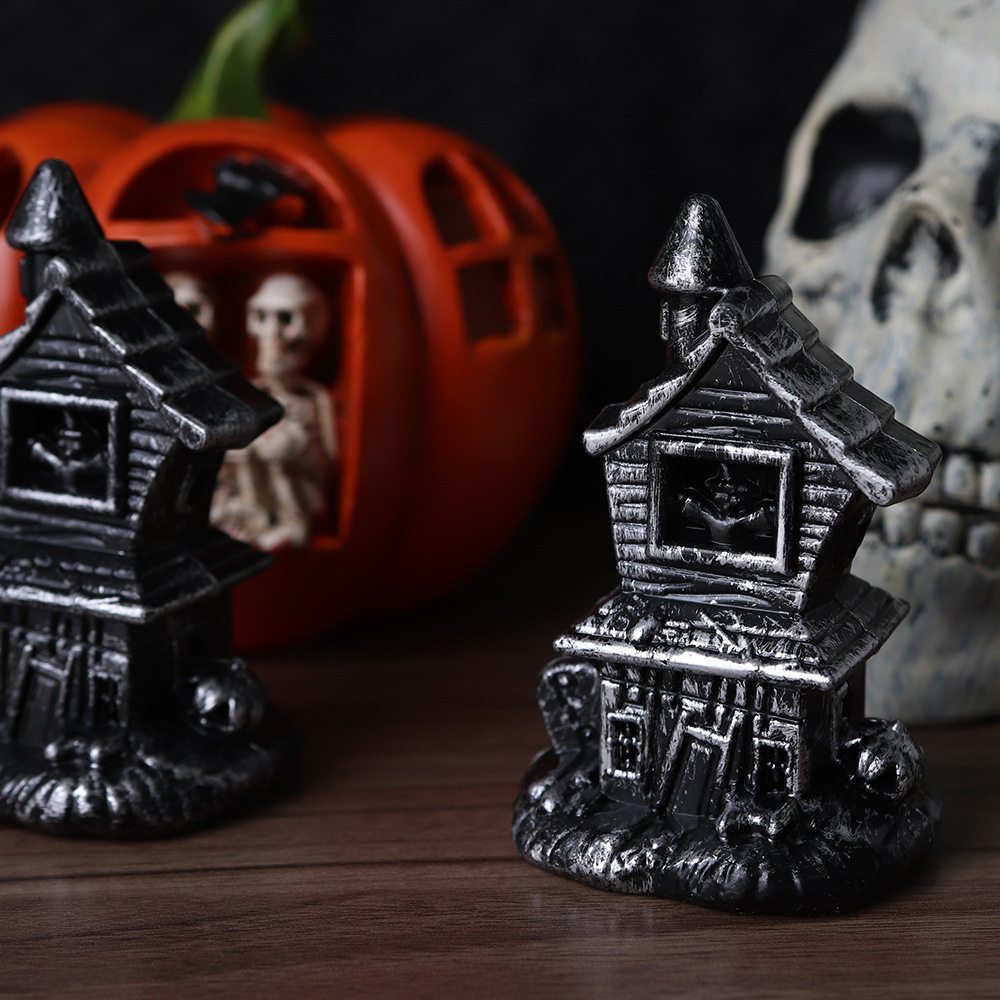 Nueva casa embrujada lámpara de lápida decoración de Halloween LED lámpara electrónica atmósfera decoración accesorios lámpara de calabaza al por mayor