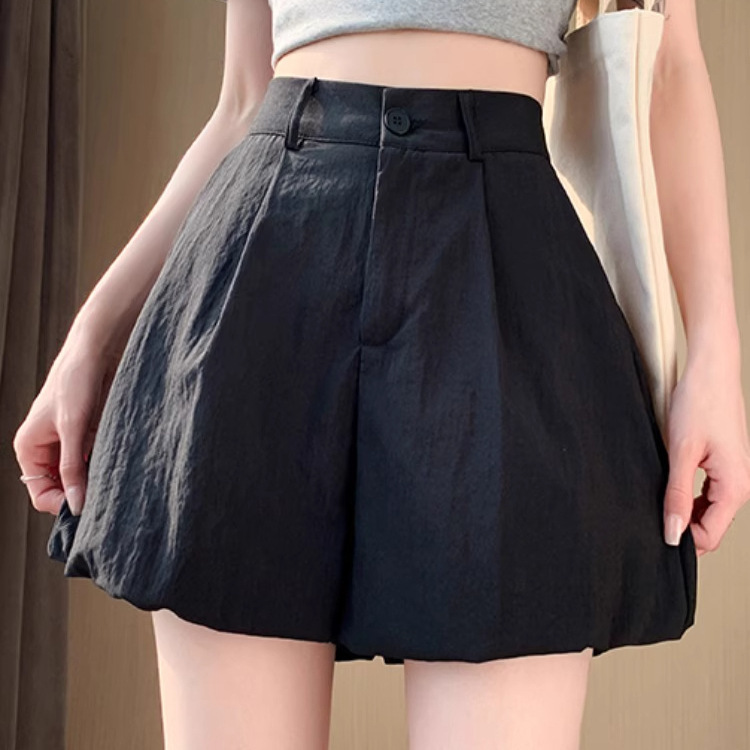 Floral Bud Suit Shorts for Women, Summer Thin Style 2025 New High-Waisted Slimming Casual Wide-Leg Pants for Petite Figures Floral Bud Suit Shorts for Women, Summer Thin Style 2025 New High-Waisted Slimming Casual Wide-Leg Pants for Petite Figures